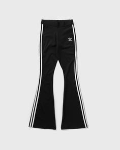 FLARED LEGGINGS Black High Stretch Athleisure Bottoms, Casual Black Leggings For Sports, Black Stretch Pants For Streetwear, Casual Elastane Pants For Streetwear, Casual Elastane Streetwear Pants, Casual Streetwear Elastane Pants, Black High Stretch Athleisure Pants, Black High Stretch Casual Leggings, Trendy Black Stretch Pants