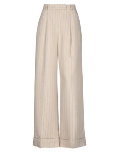 plain weave, no appliqués, stripes, high waisted, regular fit, wide leg, hook-and-bar, zip, multipockets, cuffed hems , Color: Beige , Size: 4 Casual Relaxed Fit Wide Leg Pants With Vertical Stripes, Casual Wide-leg Vertical Stripes Pants, Cotton Wide Leg Trousers With Vertical Stripes, Cotton Wide Leg Pants With Vertical Stripes, Chic Striped Cotton Wide Leg Pants, Chic Striped Wide Leg Cotton Pants, Striped Cotton Wide Leg Pants, Relaxed Fit Wide-leg Pants With Vertical Stripes, Casual Wide Leg Bottoms With Vertical Stripes