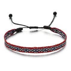 ZMZY Boho Colorful Woven Rope String Bracelet Yoga Handmade Chic Webbing Friendship Bracelets for Men Women Child Lucky Jewelry daiiibabyyy Friendship Bracelets For Men, Aztec Bracelet, Lucky Jewelry, Geometric Bracelet, Women's Bracelets, Bangles Style, Jewelry Studio, Jewelry Model, Bracelets Jewelry