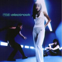 the cover art for move electronic's album, featuring two women in white outfits