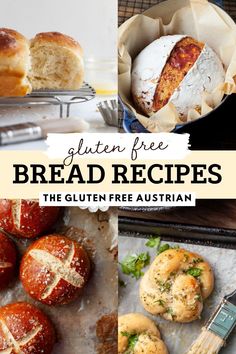 the gluten free bread recipe is shown here