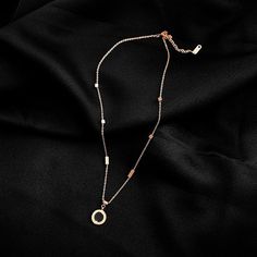 fb-feed Rose Gold Stainless Steel Pendant Jewelry, Rose Gold Stainless Steel Pendant, Rose Gold Stainless Steel Chain Necklace, Tarnish Resistant, Elegant Black Alloy Necklace, Rose Gold Stainless Steel Chain Necklace Tarnish Resistant, Rose Gold Stainless Steel Pendant Necklace, Modern Circle Clavicle Chain Necklace, Rose Gold Jewelry With Adjustable Chain In Stainless Steel, Rose Gold Stainless Steel Necklaces, Tarnish Resistant