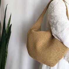 Slouchy Purse, Crochet Hobo Bag, Bag Summer, Raffia Bag, Everyday Bag, Hobo Bag, Purses And Handbags, Shoulder Bags, Vintage Style