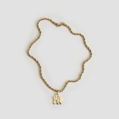 Rope Chain Necklace | Streetwear Gold Jewelry | Grise-nyc.com – GRISÉ NYC Yankees Necklace, 18k Gold Necklace, Gold Rope Chains, Rope Chain Necklace, Ny Yankees, Rope Necklace, Gold Plated Rings, Cross Pendant Necklace, Stainless Steel Earrings