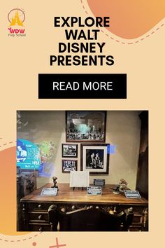 A summary of Walt Disney Presents at Disney's Hollywood Studios highlighting memorabilia and character interactions, using one engaging image.