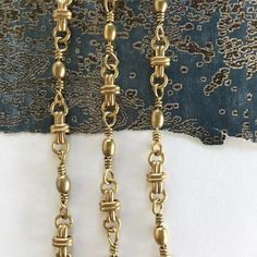 Vintage Fancy Bead Chain, Fancy Brass Chain, 1FT Vintage Handmade Brass Chain Necklace, Handmade Vintage Brass Chain Necklace, Gold Brass Chain Necklace With Beaded Chain, Antique Gold Brass Chain Necklace, Antique Gold Wire Wrapped Jewelry, Antique Gold Chain Necklace In Brass, Antique Gold Wire Wrapped Necklace, Vintage Gold Wire Wrapped Necklace, Small Envelopes