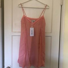 Nice Salmon Color. Size Xs 100% Silk. I Bought It For A Birthday Party But Never Wore It. I’m 5’4 And It Hits Me Mid Thigh. Spring Mini Length Lined Slip Dress, Summer Mini Slip Dress For Day Out, Lined Slip Dress For Summer Parties, Casual Lined Slip Dress For Spring, Spring Lined Slip Sundress, A-line Slip Dress For Date Night In Spring, Lined Knee-length Slip Dress For Spring, Spring Party A-line Slip Dress, Summer Style Mini Dress For A Spring Night Out