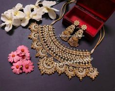 Very beautiful handmade rajwari necklace set which add extra glow in you look. Luxury Gold Plated Kundan Necklace For Festive Occasions, Cheap Gold Kundan Necklace For Diwali, Luxury Gold-plated Kundan Necklace For Ceremonial Occasions, Luxury Yellow Gold Kundan Necklace For Puja, Golden Necklace Indian, Sabyasachi Wedding, Golden Beads, Kundan Choker, Golden Necklace