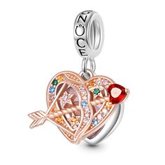 I found this beautiful item - Bow&Arrow Heart Pendant from Gnoce.com, they offer Original Charms & Personalized Jewelry at affordable price. Like it? Arrow And Bow, Arrow Heart, Bow Arrow, Popular Rings, Bow Arrows, Jewelry Tags, Bracelet Charms, Pandora Charm, Heart With Arrow