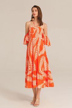 Whether you're lounging by the pool or strolling along the sandy shores, this dress exudes effortless style and coastal charm. Get ready to relax and make unforgettable memories on your beach vacation in this stunning printed dress.Material : 95%Polyester+5%ElastaneElasticity : NoneSku : CL2823S24*Package : 1*DressCare instructions:Do Not Bleach.Separate dark colors.Iron Low Heat. Printed Beach Dress For Spring Holiday, Beachy Floral Print Maxi Dress For Summer Outings, Beachy Floral Print Maxi Dress For Summer, Beachy Floral Maxi Dress For Summer, Casual Dresses For Beach Party During Resort Season, Breezy Summer Midi Dress For Beach, Breezy Summer Beach Midi Dress, Breezy Midi Dress For Summer Beach, Summer Tropical Print Midi Sundress