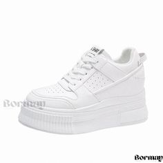 Bormay - Premium Height-Enhancing Sports Shoes with Extra Cushioned Insoles for a Contemporary Look Super High Heels, Casual Heels, Casual Sport Shoes, Athletic Sneakers, Rubber Heels, Sports Shoes, High Heel, Heel Height, High Heels