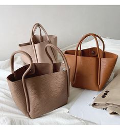 2022 Fall New Style.  Soft leather bucket bag with matching inner pouch. Material:  High Quality PU Leather Size:  22cm long x 18cm tall  (10in x 9in) Designer Style ID:  8416 Bucket Leather Bag with Shoulder Strap and Inner Pouch, Women's Everyday Handbag Leather Bucket Box Bag With Handles, Brown Bucket Bag With Removable Pouch For Shopping, Office Bucket Shoulder Bag With Handles, Brown Rectangular Bucket Bag For Shopping, Rectangular Brown Bucket Bag For Shopping, Leather Bucket Box Bag With Removable Pouch, Leather Bucket Shape Box Bag With Removable Pouch, Bucket Shaped Satchel With Removable Pouch For Shopping, Leather Box Bag With Removable Pouch In Bucket Shape