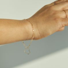 A sweet heart by our friend with the sweetest heart, Robin from Bittersweets. Slip on a Catbird chain or hoop or bracelet (or one of your own!), either on its own or with other charms like all sweethearts, it plays well with others. Delicate Heart Bracelet With Heart Charm For Mother's Day, Delicate Rose Gold Heart Bracelet For Everyday Wear, Delicate Rose Gold Heart Bracelet For Everyday, Hypoallergenic Dainty Heart Bracelet, Dainty Heart Charm Jewelry For Everyday, Dainty Everyday Charm Bracelet, Dainty Chain Bracelet With Charms For Gift, Delicate Everyday Bracelet With Heart Charm, Delicate Everyday Bracelets With Heart Charm