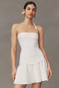 BHLDN Talia Strapless Mini Dress