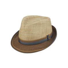 Scala Straw Fedora- Saint Louis – Tenth Street Hats Casual Brown Braided Fedora, Western Straw Fedora With Woven Detail, Woven Toquilla Straw Fedora With Short Brim, Casual Brown Straw Hat, Natural Woven Fedora For Kentucky Derby, Brown Woven Fedora Straw Hat, Woven Natural Fedora For Kentucky Derby, Natural Woven Fedora With Short Brim, Adjustable Fedora For Vacation