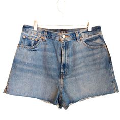 Urban Outfitters Bdg Girlfriend High-Rise Denim Jean Shorts. Women's Size 32. Please See Photos For Measurements. Condition Is New With Tags. Urban Outfitters High Rise Shorts For Spring, Urban Outfitters High-waisted Jean Shorts For Summer, Spring Cutoff Jean Shorts By Urban Outfitters, Urban Outfitters High Rise Light Wash Bottoms, Urban Outfitters High Waist Jean Shorts For Spring, Urban Outfitters High-rise Jean Shorts For Summer, Urban Outfitters High Rise Summer Bottoms, High-waisted Relaxed Fit Shorts By Urban Outfitters, Urban Outfitters High-waist Relaxed Fit Shorts