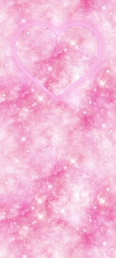 a pink and white background with a heart on the center, surrounded by small stars