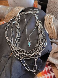 Turquoise Accessories, Dainty Chain Necklace, Turquoise Pendant Necklace, Collar Chain, Brim Hats, Blue Stone Ring, Cowgirl Western, Coastal Cowgirl, Western Jewelry