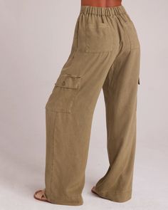 Bella Dahl Cargo Wide Leg Pant in French Olive - Bliss Bella Dahl, Wide Leg Pant, Summer 2024, Summer Style, Wide Leg Pants, Wide Leg, Summer Fashion, Relaxed Fit, Fashion Outfits