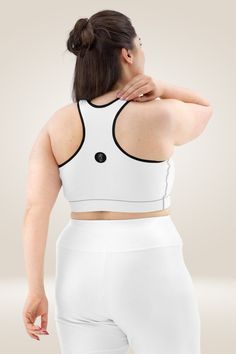 Introducing our beautiful white sports bra, perfect for low to medium intensity workouts. Crafted with moisture-wicking material, this bra is designed to keep you dry and comfortable throughout your workout. Made with spandex, our sports bra boasts a four-way stretch material that ensures a perfect fit every time. Featuring a stylish leopard print mama design, this bra has a scoop neckline and racerback, making it both fashionable and functional. The support material in the shoulder straps and d Mama Design, Party Kleidung, Beauty Remedies, White Sports Bra, Health And Beauty Tips, Sport Bra, Intense Workout, Natural Hair Care, Spandex Fabric