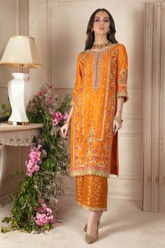 Pariza | Pakistani Designer Outfit | Sarosh Salman Mummy Design, Diwali 2024, Asian Wedding Dress Pakistani, Net Shirt, Nikah Dress, Character Wardrobe, Embroidery Fashion Detail, Pakistani Formal Dresses, Zardozi Work