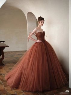 Tulle Formal Dress, Prom Dress Tulle, Long Ball Gown, Bridesmaid Dresses Strapless, Red Bridesmaids, Red Bridesmaid Dresses, Dress Tulle, Princess Wedding