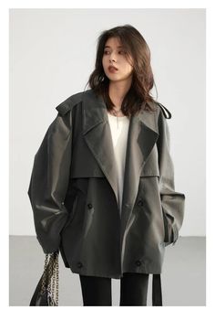 Timeless Chic Spring Trench Coat – Thekittenpark Coat Ideas, Spring Trench Coat, Spring Trench, Timeless Chic, Swimwear Shorts, Spring Wardrobe, Kawaii Fashion, Solid Pattern, Short Outfits