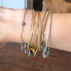 Gorgeous Set Of Four Alex And Ani Bracelets! 2 Gold, 2 Silvery Bangles. The Two Gold I Took Right Out Of The Box Brand New Absolutely Have Never Been Worn No Signs Of Wear. The Two Silver Are Both Tarnished Slightly As Seen In Pictures But Nonetheless Great Condition. Great Price For A Set Of Four. Everyday Silver Charm Bracelet With Silver Beads, Silver Stackable Charm Bracelet, Silver Dainty Stackable Bracelets, Stackable Silver Charm Bracelet, Dainty Silver Stackable Bracelets, Everyday Metal Jewelry With Silver Beads, Silver Stackable Bangle Charm Bracelet, Silver Stackable Charm Bracelet Gift, Silver Stackable Charm Bracelet As A Gift