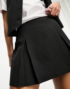 Skirt by ASOS DESIGN Part of a co-ord set Vest sold separately High rise Pleat detail Regular fit Office Skirt, Pleated Mini Skirt, A Line Skirts, Aesthetic Clothes, Pleated Skirt, Occasion Wear, Mini Skirt, Topshop, Womens Skirt