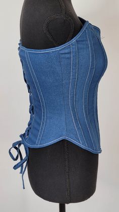 Over-Bust Waist Cincher Bustier – Stylish Denim Corset Top for Streetwear Upgrade your streetwear style with our Over-Bust Waist Cincher Bustier, a versatile and chic piece designed to turn heads. Crafted from premium denim material, this corset combines fashion and function, making it a must-have addition to your wardrobe. Superior Quality: Made from high-quality denim for durability and style. Sleek Design: Features a premium YKK front metal zipper closure for a polished finish. Comfortable Fi Jeans Corset Top, Over Bust Corset, Jeans Corset, Corset Jeans, Boyfriend Shirt Dress, Corset And Jeans, Modern Corset, Under Bust Corset, Bloom Winx