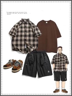 Clothes aesthetic man Urban Casual Style Electic Granpa, Plus Men Outfits, Fat Boys Fashion Men, Kareem Campbell, Chubby Men Fashion, Outfits For Big Men, Formal Casual Outfits