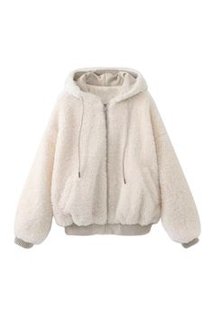 Goodnight Macaroon 'Rica' Hooded Fleece Zip-Up Sweater Hooded Zipper Closure Long Sleeves Measurements: XS - Bust 132cm, Length 58cm S - Bust 136cm, Length 59cm M - Bust 140cm, Length 60cm L - Bust 144cm, Length 61cm Machine cold and gentle cycle or hand wash cold Lay flat to dry Do not tumble dry Do not iron If you are unsure or need assistance selecting the proper size or color, please contact our Customer Services team and they'll be more than happy to help. Cozy Beige Hoodie With Double-lined Hood, Winter Hoodie For Cold Weather, Beige Hooded Winter Jacket With Drawstring, Beige Hooded Jacket With Drawstring For Winter, Cozy Hooded Jacket For Winter Cold Weather, Warm Cozy Hooded Jacket For Winter, Cozy Warm Hooded Jacket For Winter, Cozy Warm Hooded Winter Jacket, Winter Hooded Fleece Jacket With Fleece Lining