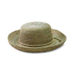 Lightweight and colorful, these crocheted hats are ready to protect at out on the town or at the beach. Available in a variety of colors, this raffia hat will match any look in the sun! Features: Adjustable 3" brim Hat size: 57cm One size 100% raffia