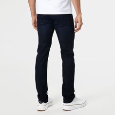 Make your move with our Comfort Jeans Collection. A super soft, stretchy slim-fit, for the ultimate feel-good experience. Features: Premium fitted, ultra soft jeans with signature four-way stretch. Classic stitch with 5 pockets. 54% Rayon/24% Cotton/20% Polyester/2% Spandex Fit: Slim fit with tapered leg opening. Size up for a looser fit. Model is 6'0" and wearing size 31 Slim Fit Mid-rise Jeans For Business Casual, Business Casual Slim Fit Mid-rise Jeans, Mid-rise Slim Fit Jeans For Business Casual, Business Casual Mid-rise Slim Fit Jeans, Casual Slim Elastane Bottoms, Everyday Elastane Jeans, Everyday Mid-rise Elastane Jeans, Slim Fit Tapered Leg Jeans With Elastane, Slim Fit Tapered Leg Elastane Jeans