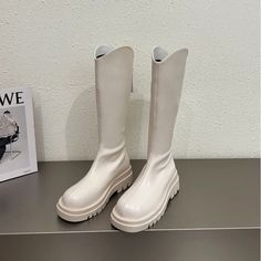 Shipping: Worldwide Express Shipping AvailableDelivery time: 7-15Days Fast ShippingReturns: Fast refund, 100% Money Back Guarantee.SPECIFICATIONSBrand Name: UETEEYBoot Type: Riding, EquestrianShaft Material: PUOutsole Material: RubberUpper Material: PUOrigin: Mainland ChinaCN: ZhejiangSeason: WinterInsole Material: FabricHeel Type: Square heelLining Material: PlushBoot Height: Knee-HighItem Type: BOOTSFashion Element: FurDepartment Name: ADULTToe Shape: round toeHeel Height: Med (3cm-5cm)With Platforms: YesPlatform Height: 0-3cmStyle: Noveltyis_handmade: YesPattern Type: SolidFit: Fits true to size, take your normal sizeClosure Type: ZIPpunk boots women heels: Boots for girls womenelegant woman heeled shoes: new in womens bootsgothic boots: luxury shoeshigh heels: womens autumn boots Spring Wide Calf Knee-high Martin Boots, Trendy Beige Knee-high Boots With Round Toe, White Knee-high Boots With Round Toe For Winter, Knee-high Faux Leather Martin Boots For Spring, Spring Knee-high Faux Leather Martin Boots, Winter Martin Boots With Wide Calf And Round Toe, Winter Knee-high Closed Toe Boots, Winter Knee-high Boots Medium Width Closed Toe, Beige Round Toe Knee-high Boots For Winter