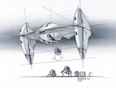 an artistic drawing of a futuristic fighter jet