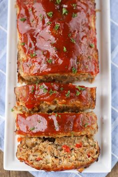 healthy turkey meatloaf with ketchup on top