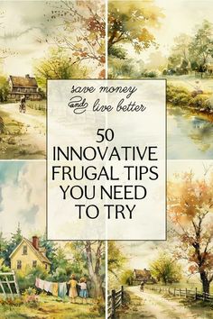 the cover of 50 innovative frugal tips you need to try