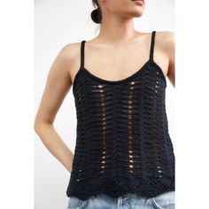 Nwot. No Flaws. Crocheted Style Cami With Open Stitch Detailing Pull Over Styling. Black. Measurements Upon Request. Open To Reasonable Offers. Crochet Cami, Boho Plaid, Asymmetrical Shirt, Poncho Tops, Chambray Top, Crochet Tank, Black Crochet, 50 Fashion, Crochet Fashion