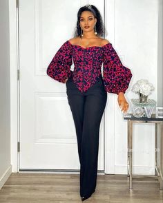 Ankara Top Designs, Materials Outfit, Ankara Corset Top, Ankara Blouse Styles, Ankara Corset, Ankara Top Styles, Chitenge Outfits, Ankara Blouses, Simple Dress Styles