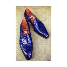 Sizes available From US 5 to US 22 Available in all colors and materials Bespoke Handmade Goodyear Welted Hand Stitched Artisan Blue Crocodile Texture Leather Loafers Slipon Moccasin Formal Dress Men Fashion ShoesCro  WE MAKE ANY DESIGN, ANY COLOUR & ANY SIZE  We are a dedicated team of shoemakers that comes together to create beautiful handcrafted Goodyear welted hand stitched shoes with classic English craftsmanship. Our focus is on creating high-quality bespoke handmade Shoes and boots for ou Alligator Dress Shoes, Mens Loafers, Crocodile Shoes, Handmade Leather Shoes, Crocodile Print, Moccasins Shoes, Business Shoes, Leather Slip On Shoes, Leather Moccasins