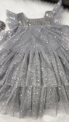 Gray Toddler Girl Dress,  Birthday Dress for the princess,  Party Dress Tutu Gown with Headband. Holiday Princess Tutu Dress For Dress-up, Princess Style Holiday Dress For Party Season, Princess Style Tulle Holiday Party Dress, Princess Dress For Party Season Dress-up, Holiday Princess Dress For Party, Spring Holiday Party Dress In Tulle, Spring Tulle Holiday Party Dress, Holiday Princess Dress With Ruffles, Princess Fairy Dress With Ruffles For Party