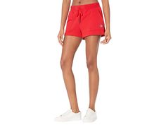 Champion Campus French Terry Graphic Shorts - Women's Clothing : Cheerful Red : Embrace those warm-weather days ahead with the track-inspired Champion Campus French Terry Shorts. Athletic dolphin shorts crafted from a breathable French terry with 'C' patch logo detail on the left hem. When the temps start to rise, track-inspired Champion Campus French Terry Graphic Shorts are a warm-weather alternative to your fav sweats. Cotton-rich French terry has a soft, looped-backed that keeps you cool fro Athleisure Cotton Short Sweatpants, Cotton Athleisure Sweatpants Short Length, Athleisure Cotton Short Length Sweatpants, Cotton Athleisure Sweatpants In Short Length, Short Length Cotton Sweatpants In Athleisure Style, Sporty Solid Color Loungewear Shorts, Athleisure Sweatpants With Elastic Waistband In Short Length, Sporty Short Sweatpants For Loungewear, Athleisure Sweatpants With Built-in Shorts