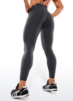 Hugged Feeling collection holds you in max compression and high support, adequately thick fabric is 100% squat proof. These leggings can improve blood circulation, reduce muscle soreness and fatigue and deliver plenty of support, a body-hugging fit to help you achieve your goals. Feature & Fitting: 
 Hugged Feeling collection 
 Design for training 
 High Waist, 25 inches 
 Seamless Elastic Waistband 
 Hidden waistband pocket 
 Crotch gusset 
 Fabric: 
 Max compressive, anti cellulite 
 High 100 Squats, Muscle Soreness, Collection Design, Improve Blood Circulation, Compression Leggings, Squat Proof, Thick Fabric, Sore Muscles, Blood Circulation