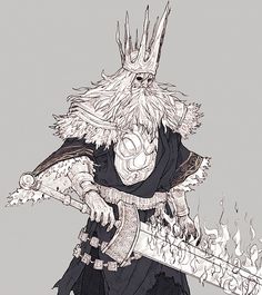 Resultado de imagem para gwyn dark souls Dark Souls Drawing, Souls Drawing, Dark Souls Lore, Sekiro Art, Dark Souls 4, Games Tattoo, Ichigo Y Rukia