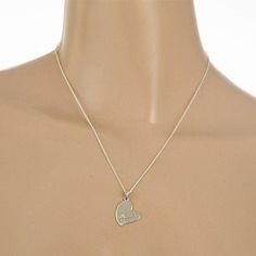 "* STAMPED 925 STERLING SILVER - This high quality of heart pendant and chain is made from the finest sterling silver as indicated with 925 metal stamp. 925 sterling silver is made from 92.5% silver and 7.5% copper. The copper is added to stabilize the silver so that it can hold its beautiful shape. * NICKEL AND LEAD FREE - These beautiful pendant and necklace contain absolutely no nickel or lead, making them safe for people with nickel and lead allergies. Add this great of pendant and necklace Silver Meaningful Name Necklace For Mother's Day, Meaningful Silver Name Necklace For Mother's Day, Silver Nickel-free Heart Necklace For Mother's Day, Silver Heart Pendant Necklace For Mother's Day, Silver Heart Necklace For Mother's Day, Nickel Free, Silver Heart Necklace With Hallmark, Silver Heart Shaped Necklace With Hallmark, Mother's Day Silver Heart Necklace With Hallmark, Meaningful Heart-shaped Sterling Silver Necklace