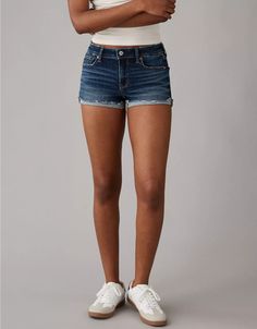 AE Next Level Low-Rise Denim Short Short Low Rise Jean Shorts, Low Rise Jean, Low Rise Shorts, Shorts Denim, Denim Short, Next Level, Low Rise, Jean Shorts, Women's Jeans