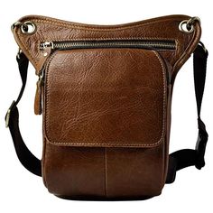 size:19*5*15cm , can fit a max 7 inch cellphone material: 100% made of genuine leather , cowhide [23y 8m 15d] Brown Shoulder Bag With Anti-theft Pocket, Brown Leather Satchel Chest Bag, Brown Crossbody Shoulder Bag With Anti-theft Pocket, Brown Anti-theft Crossbody Shoulder Bag, Brown Bags With Anti-theft Pocket For Daily Use, Brown Rectangular Shoulder Bag With Anti-theft Pocket, Brown Chest Bag With Anti-theft Pocket, Brown Leather Chest Bag For Daily Use, Brown Pouch Chest Bag With Zipper Pocket