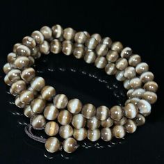 ad eBay - Unique Tibetan Old Agate DZi *1 Line* Beads  Necklace H1005 - Buy Now, click the link (eBay) Beads Necklace, Click The Link, Buy Now, Agate, Beaded Necklace, Gift Card, Collectibles, Beads