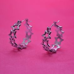 super cute pair of 304 stainless steel earrings  ⭐️ all orders posted Royal Mail Tracked 48 ... free delivery on all orders over £15 with code FREEDELIVERY at checkout :) Handmade Trendy Sterling Silver Hoop Earrings, Trendy Handmade Sterling Silver Hoop Earrings, Trendy Stainless Steel Hoop Earrings For Everyday, Hypoallergenic Silver Stainless Steel Hoop Earrings, Silver Stainless Steel Hoop Earrings As Gift, Trendy Small Hoop Stainless Steel Earrings, Pierced Stainless Steel Hoop Earrings As Gift, Silver Stainless Steel Hoop Earrings For Pierced Ears, Trendy Hoop Jewelry In Stainless Steel